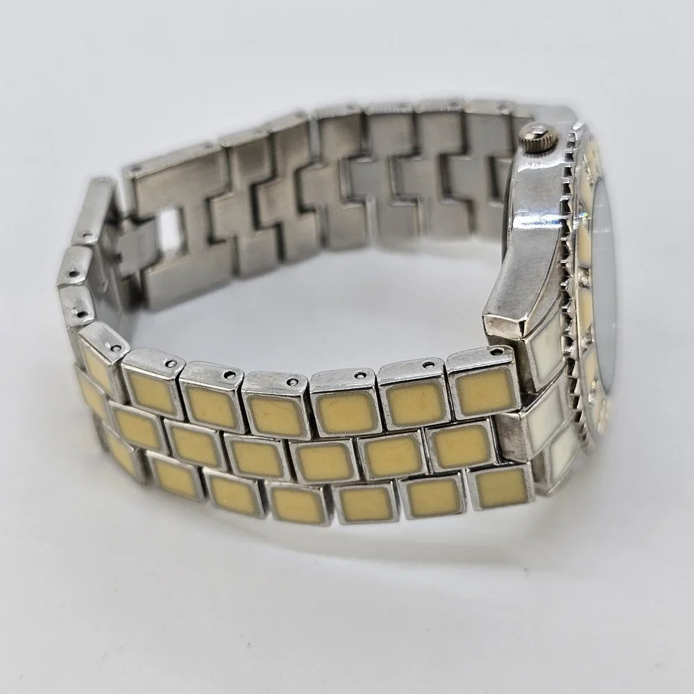 NYC Women's Watch 34MM MOP White Dial Multicolor Metal Bands 5.25